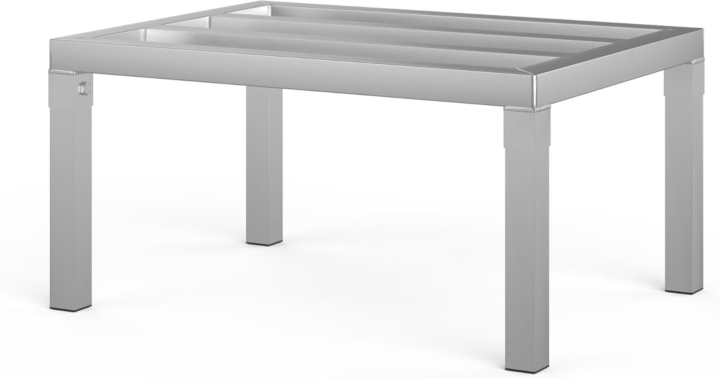 18 in X 24 in. Aquarium Stand | Industrial Style Aluminum Fish Tank Base with Open Frame Design