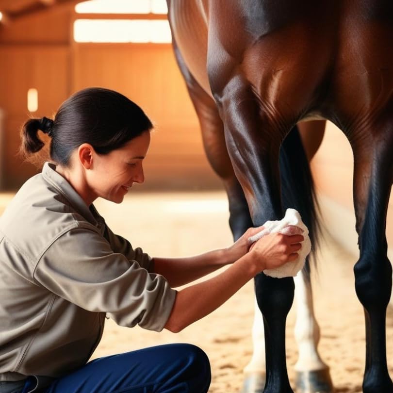 Elemental Equine Tendonel 64oz Liniment Rub for Horses - Soothe and Relax Tired Muscles While Providing Relief and Reduced Stiffness