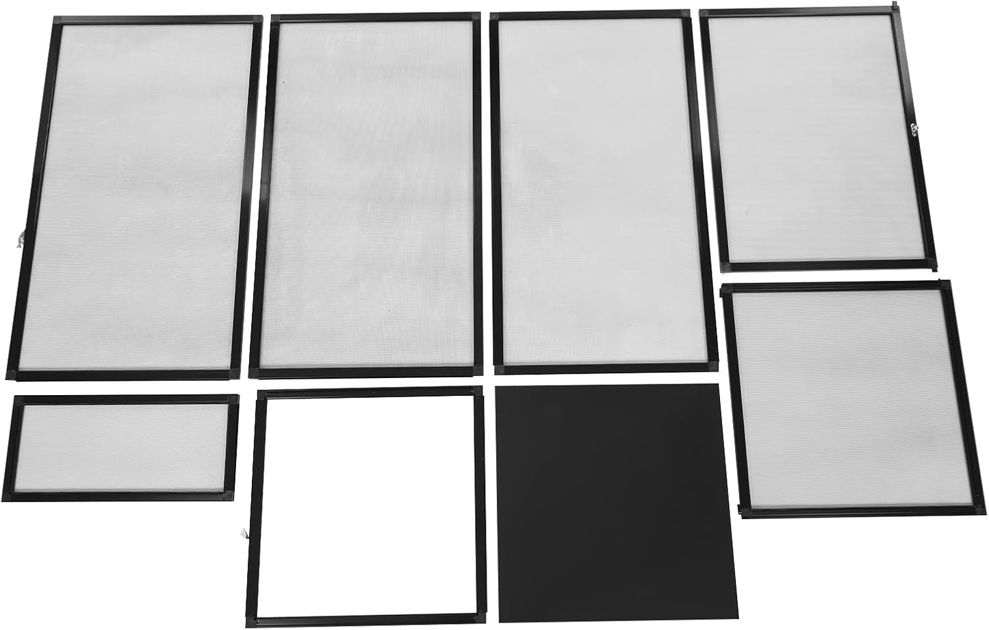 Reptile Pet Feeding Net Box, 17.7"x17.7"x31.5" Micro Habitat Terrarium Enclosure for Small Tree Dwelling Reptiles, Amphibians, Spiders & Other Invertebrates, Insect Terrarium