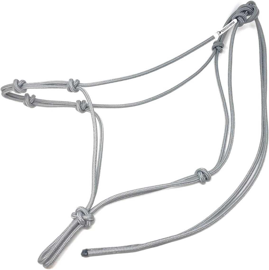 Horse Rope Training Halter - 4 Knot 1/4" Stiff Halter Cord - Used by Famous Trainers Multiple Sizes Multiple Colors