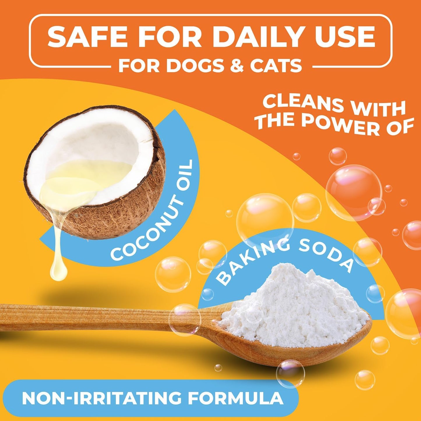 Dog Teeth Cleaning Wipes - Dental Finger Wipes for Dogs & Cats - Pet Toothbrush & Tooth Brushing Kit - Effective Teeth Cleaner (Mint)