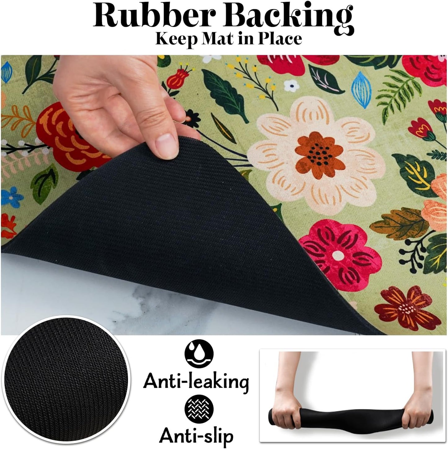 Eco-Friendly Pet Supplies: Absorbent Quick Dry Cat & Dog Food Mat, 24"x32"