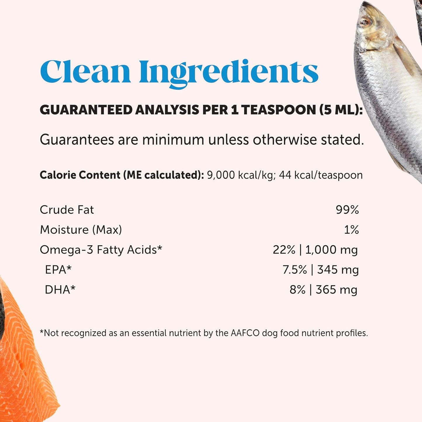 Omega 3 Fish Oil Supplement for Dogs & Cats (32oz), Wild Caught Omega 3 Fish Oil for Skin and Coat Health, Supports Shedding, Skin & Coat, Immunity, Joint, Brain & Heart, EPA + DHA