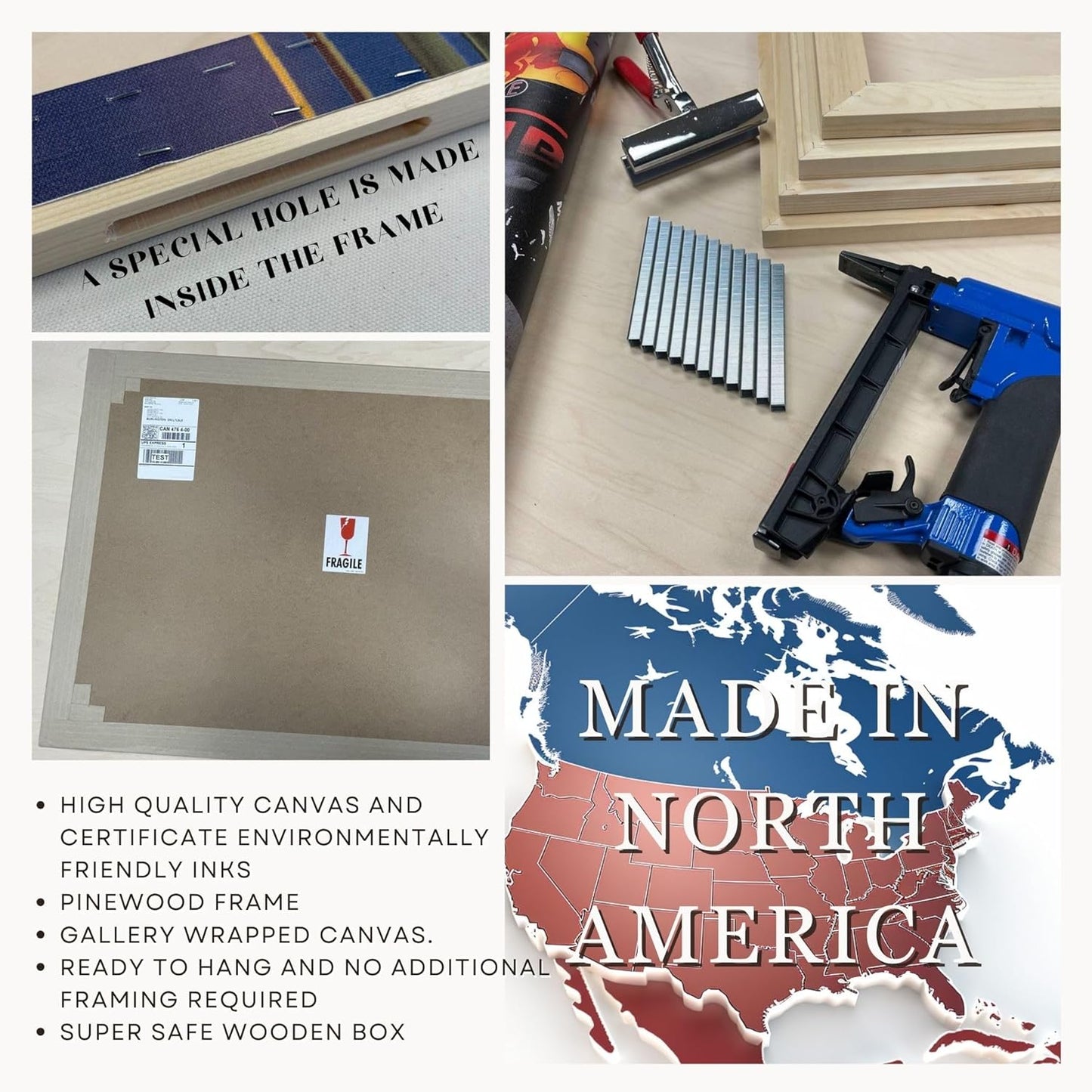 Nature Wall Art Prints - Ocean Forest Mountain Lake Canvas Landscapes - Small to Extra Large Living Room Bedroom Kitchen Bathroom Décor (Snowy Mountains Landscape, 47L" x 71W" - 3 panels)