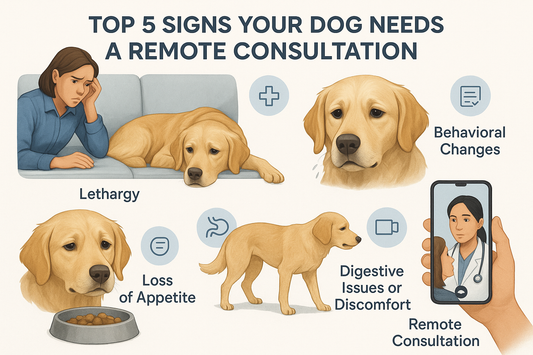 Top 5 Signs Your Dog Needs a Remote Consultation
