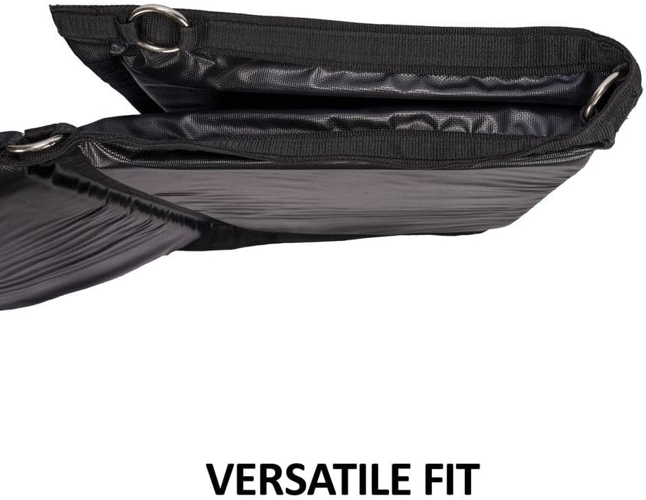 Schneiders Trailer Stall Wall Kick Pad Mat | High-Density Foam | Double PVC Vinyl for Horse Travel Safety | Color Black