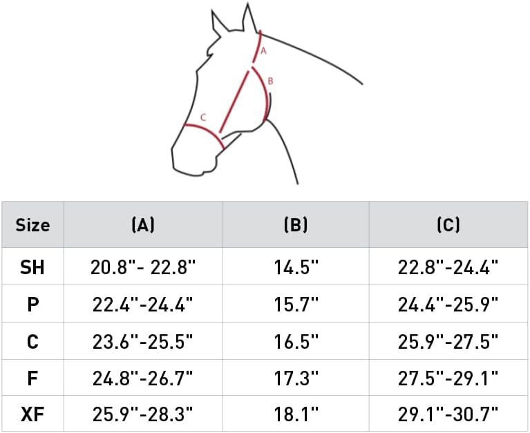 HORZE Adepto Adjustable Horse Halter | Soft, Durable Polyester - Coral Gold - Cob