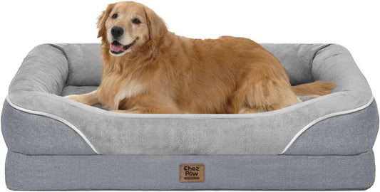 Orthopedic Removable Large Dog Bed -XL Large Dog Bed with Washable Cover and Removable Bolsters Non-Slip Bottom & Waterproof Pet Bed Sofa