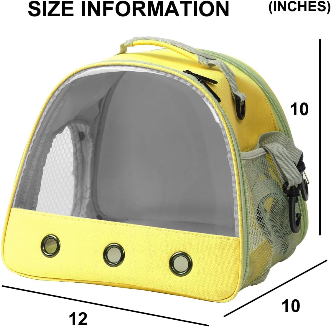 Bunny Travel Carrier with Absorbent Pad Set, Pee Pad with Leak-Proof Quick-Dry Design for Bearded Dragon,Portable Guinea Pig Bag for Sugar Glider,Hedgehog,Rat,Small Pet,Rat,Outdoor Used