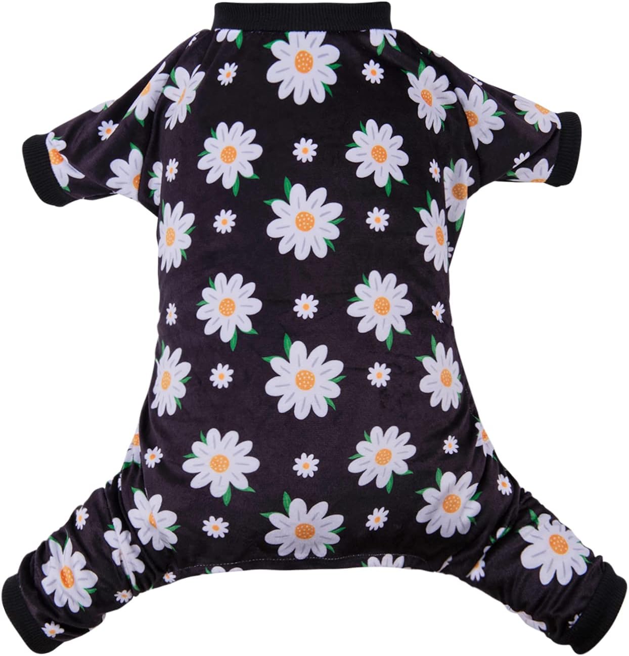 CuteBone Small Dogs Outfit Soft Puppy Onesies Pjs Dog Pajamas Pet Coat Cat Apparel Comfy Doggie Jumpsuit Bodysuit for All Seasons P221L