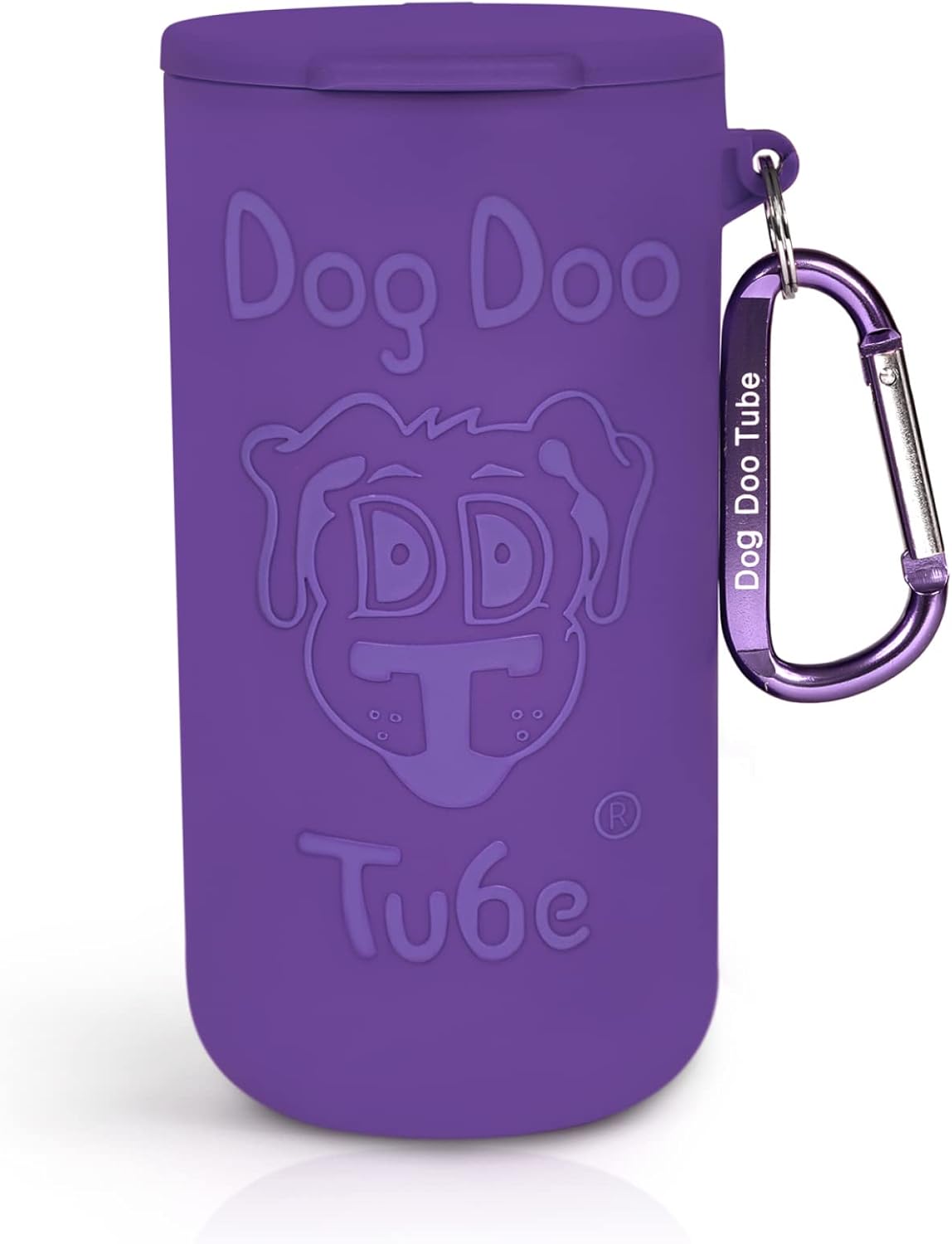 Dog Doo Tube Filled Dog Waste Bag Holders - Reusable Dog Poop Bag Tubes Designed to Keep in Odors and Germs