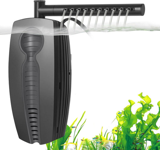 FEDOUR Aquarium Filter, 165GPH Internal Fish Tank Filter (8W)