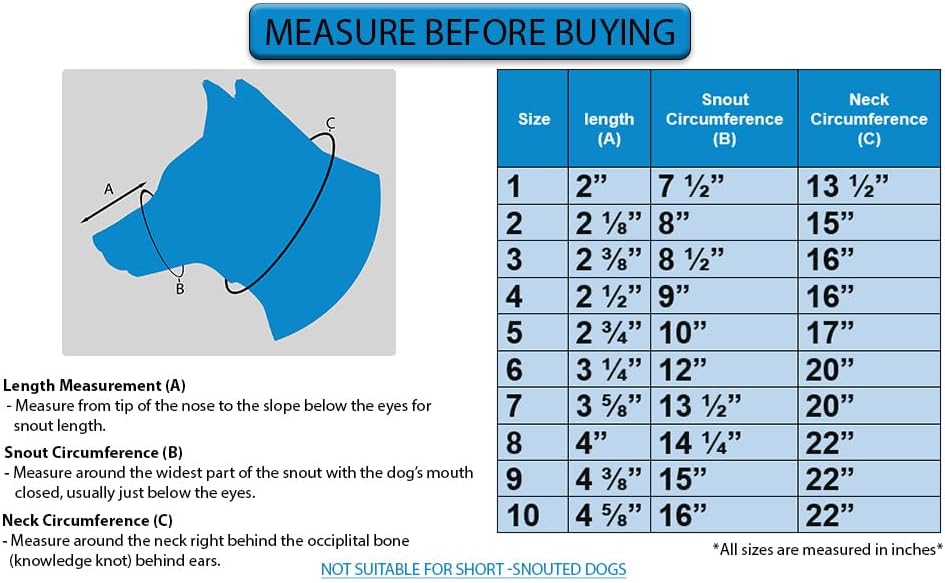 Leather Brothers Italian Basket Dog Muzzle, Adjustable Secure Fit, Comfortable Design, Training and Safety, Averts Biting, Prevents Chewing and Scavenging, Perfect for Grooming - Tan, Size 3