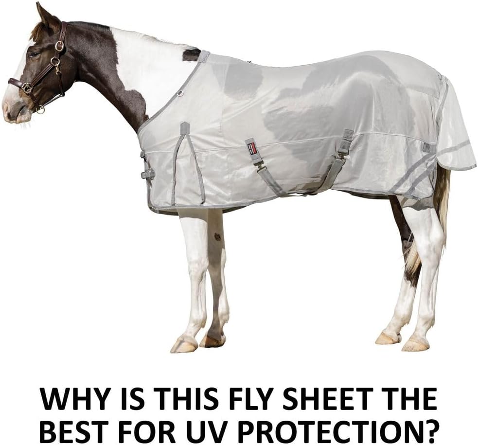 Schneiders Soft Interlock Mesh II Horse Fly Sheets | Superior UV & Insect Protection | Versatile Euro Fit Option | Reflective Safety Design