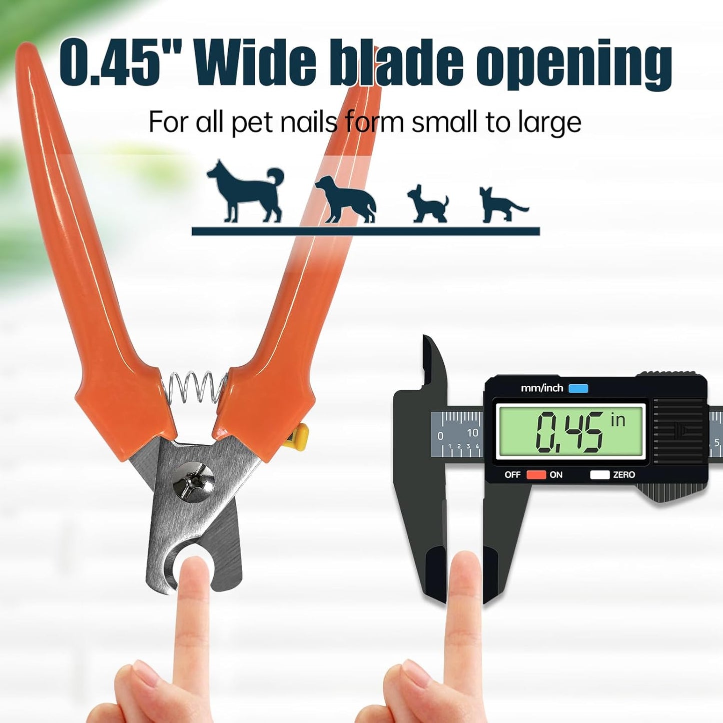 Dog Nail Clippers 767C – Heavy Duty Nail Trimmers for Large & Small Breeds, Easy-to-Use Pet Clippers for Thick Nails, Dog Toenail Clippers for Large Dogs
