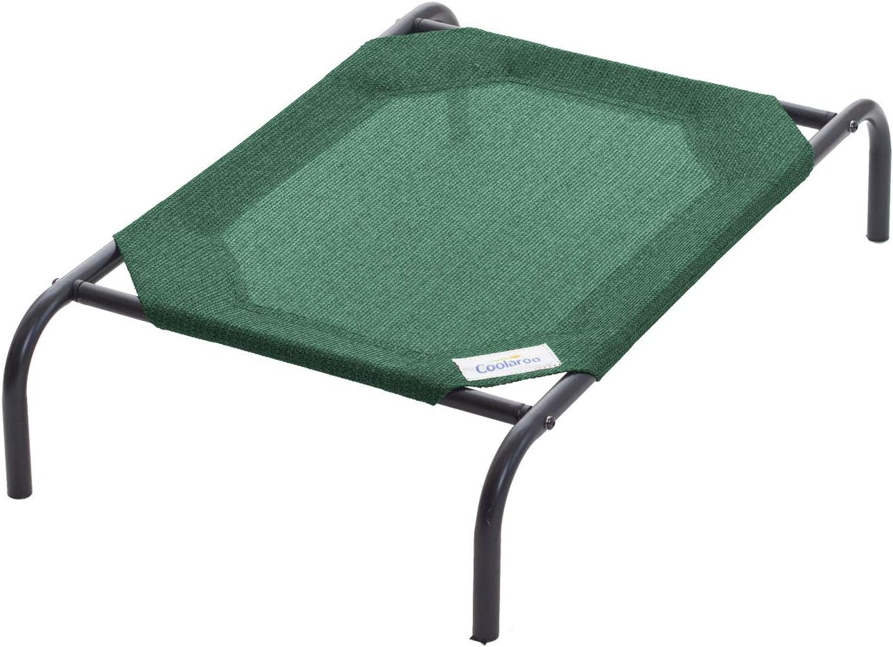 Coolaroo The Original Cooling Elevated Pet Bed,Brunswick Green, Small
