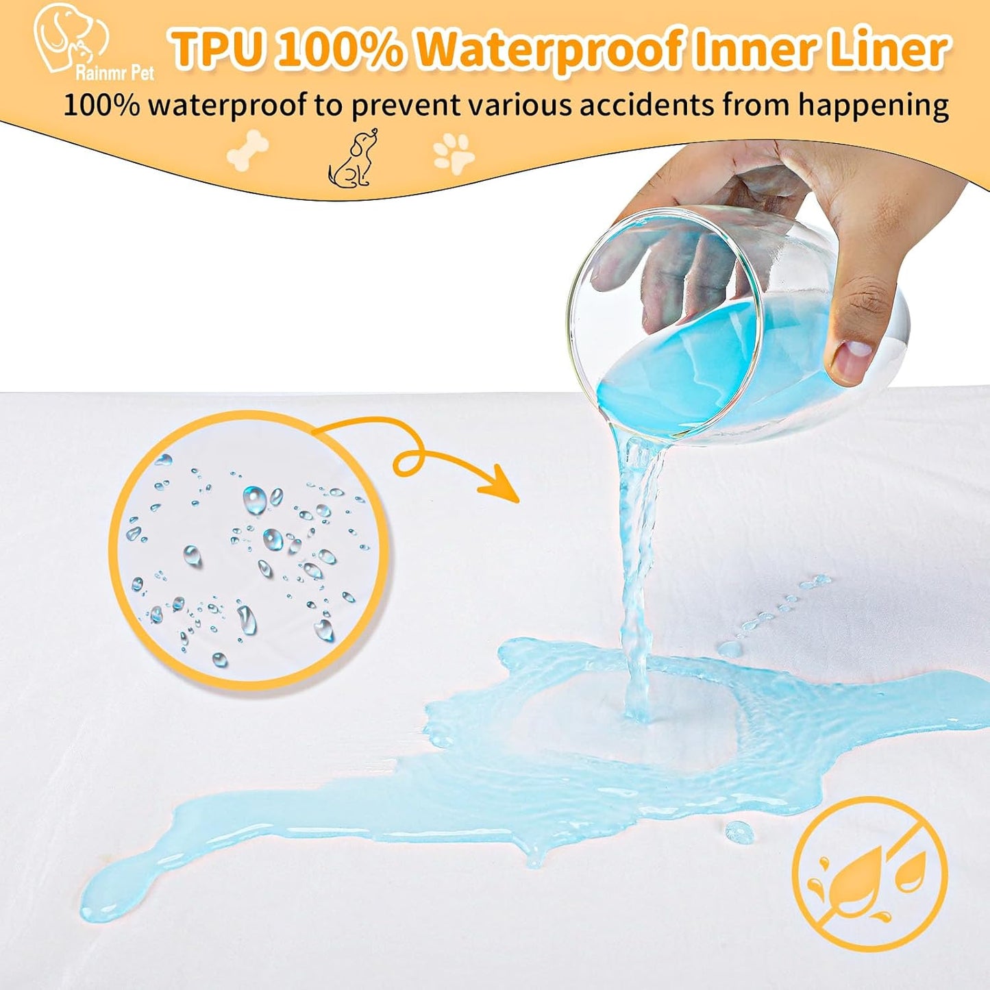 Large Orthopedic Dog Bed, 7" Memory Foam with Waterproof Liner, Chew Resistant Microsuede Cover, Removable and Washable, for Indoor, Outdoor, and Car Use, Nonskid Base, 60"x48" XXL Khaki