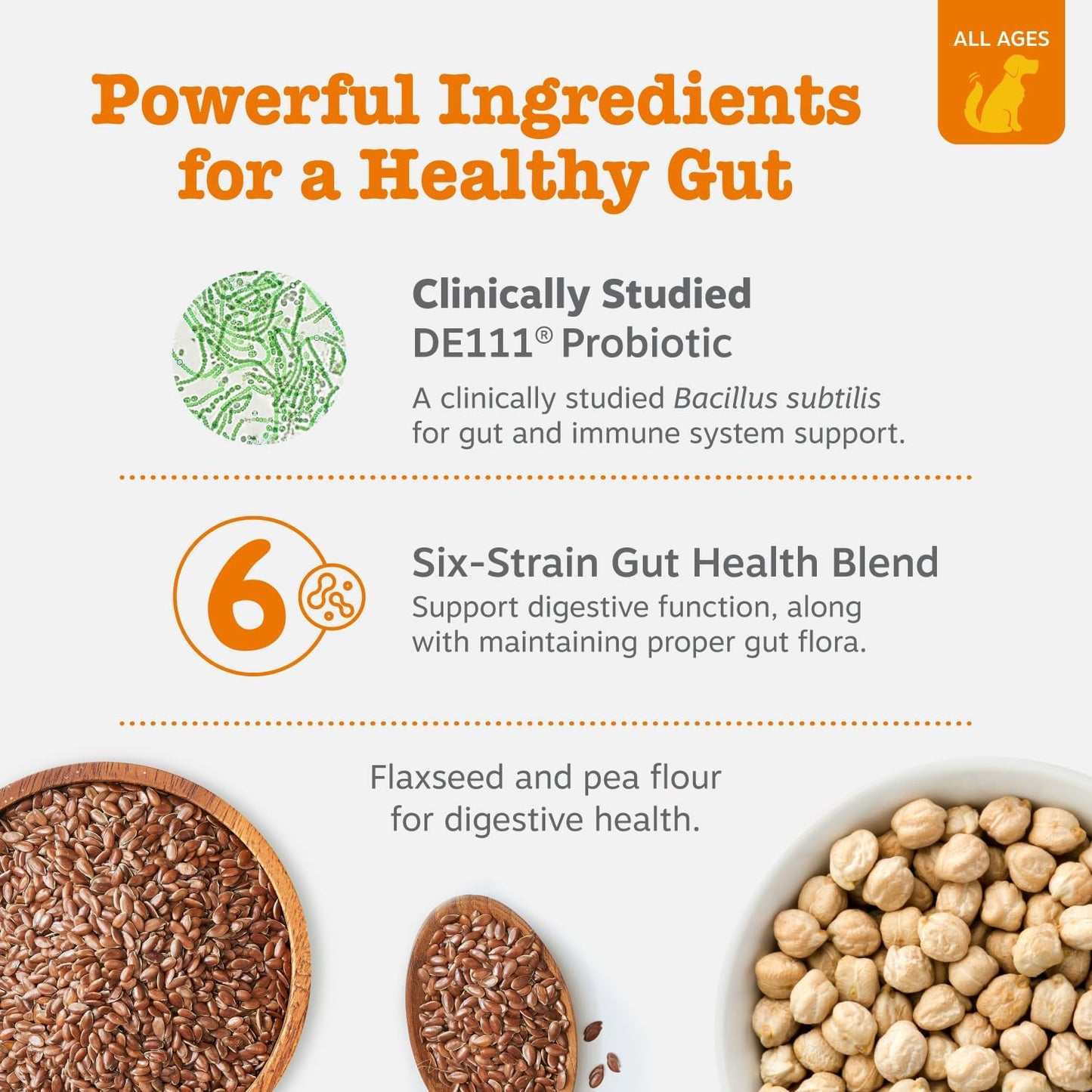 Zesty Paws Probiotics for Dogs - Digestive Enzymes for Gut Flora, Digestive Health, Diarrhea & Bowel Support - Clinically Studied DE111 - Dog Supplement Soft Chew for Pet Immune System - Adv, 90ct