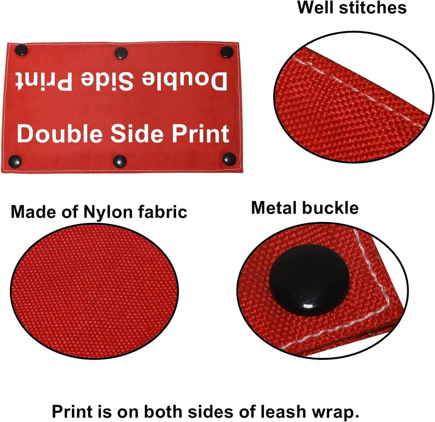 Therapy Service Dog Leash Sleeve Emotional Support Dog Leash Wrap Alert Hanging ID Patch Tag Pet Birthday Gift(Emotional Dog-Sleeve)