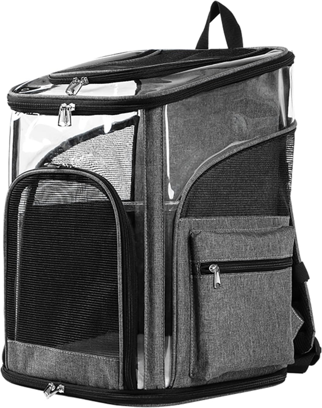 Cat Carrier Backpack for Small Medium Cats Dogs Backpack Puppies up to 26 Lbs, Excellent Visibility and Airflow,Lightweight and Portable Travel Pet Carrier Bag Foldable Design