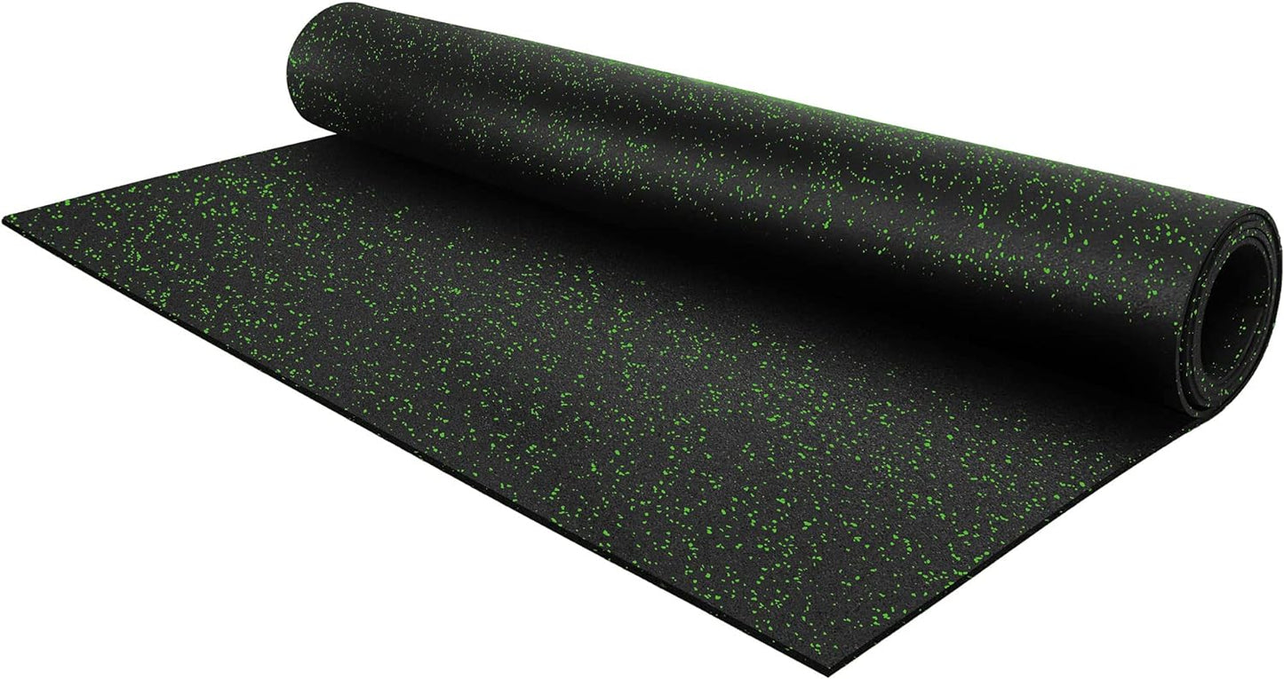 Flooring Inc's 1/4" Thick Tough Rubber Flooring Roll | Flexible Recycled Rubber Floor Mats for Home Gym | Heavy Duty Rubber Mat for Home Gyms, Sheds, Horse Stall Mat or Trailer