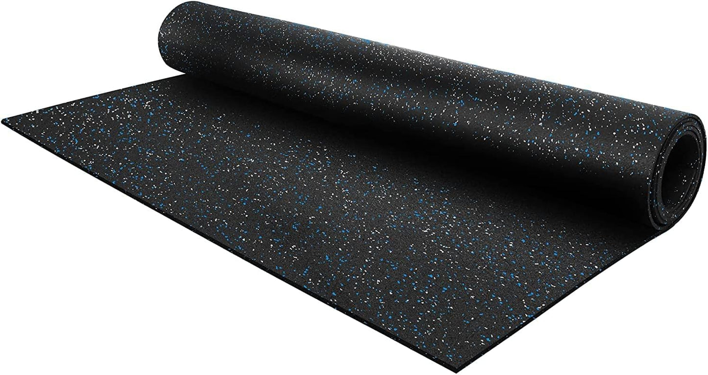 Flooring Inc's 1/4" Thick Tough Rubber Flooring Roll | Flexible Recycled Rubber Floor Mats for Home Gym | Heavy Duty Rubber Mat for Home Gyms, Sheds, Horse Stall Mat or Trailer