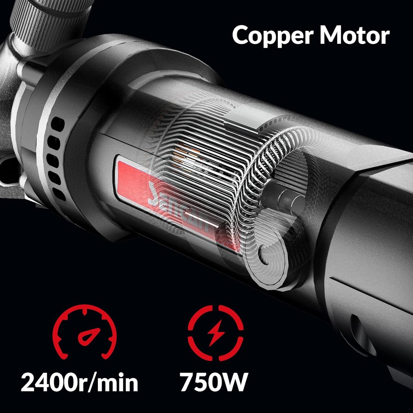 Sheep Clippers, 750W Farm Livestock Grooming Kit for Equine, Goat, Pony, Cattle and Large Thick Coat Animals (6 speeds, with 2 Blades)
