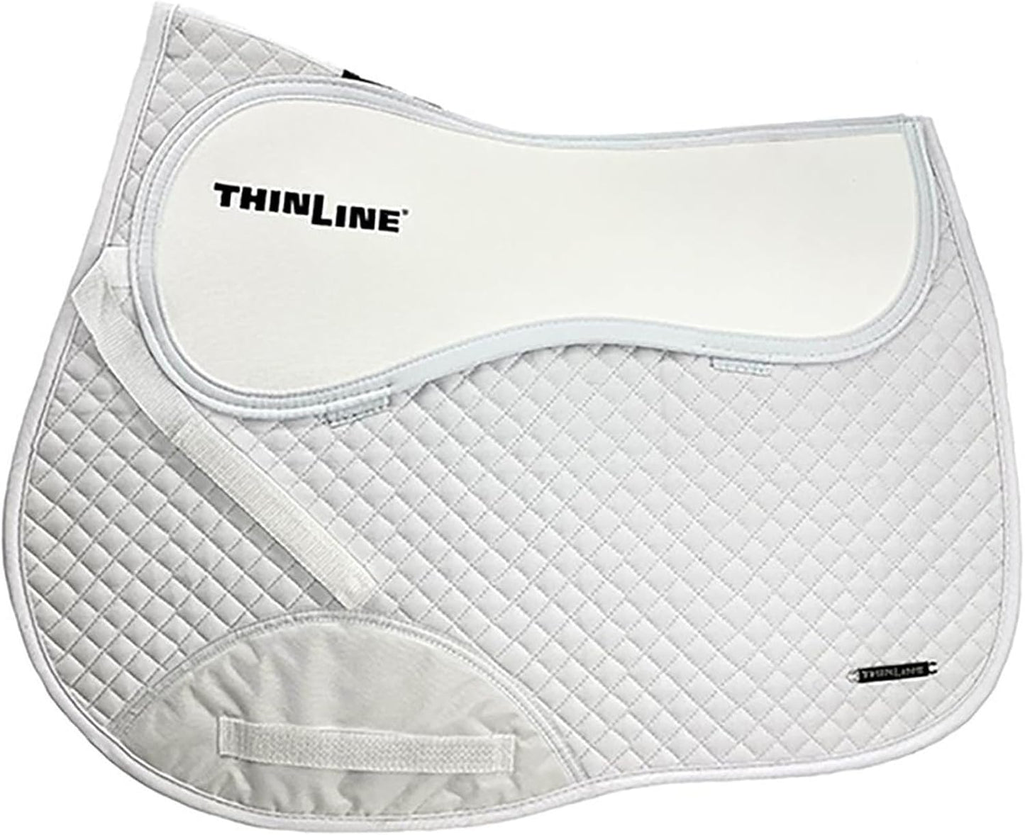 Thinline Cotton Quilted Jumper Durable Breathable Horse Riding Washable Shock-Absorbing no-Slip Thin Equine Saddle Pad - Equestrian Equipment and Accessories