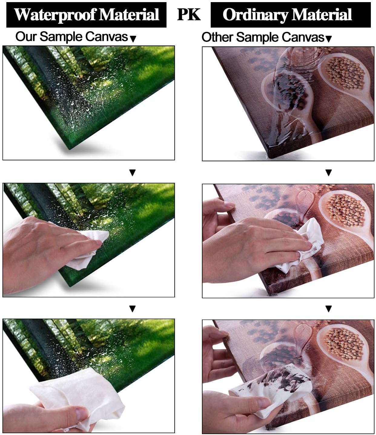 Morning Sunlight Forest Large Stretched Canvas Wall Art for Living Room Bedroom Home,Mordern Woods Scenery Picture Print Painting Decor Artwork,Green Landscape Gallery Wrapped Gift,Inner Frame(24x48)