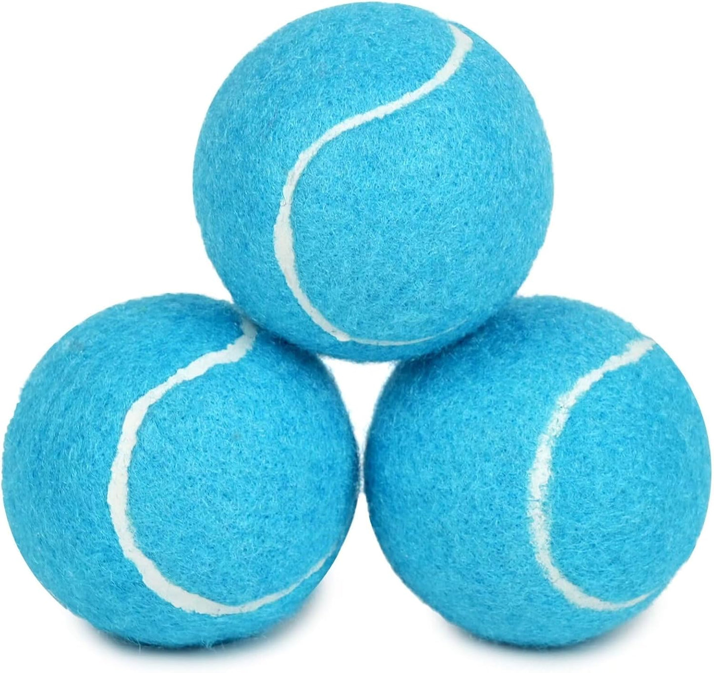 Prime Pets Tennis Balls for Dogs, 2.5 Inch Squeaky Dog Toys, Interactive Pet Dog Toy Balls for Medium, Large Dogs, Squeaky Tennis Balls for Dogs
