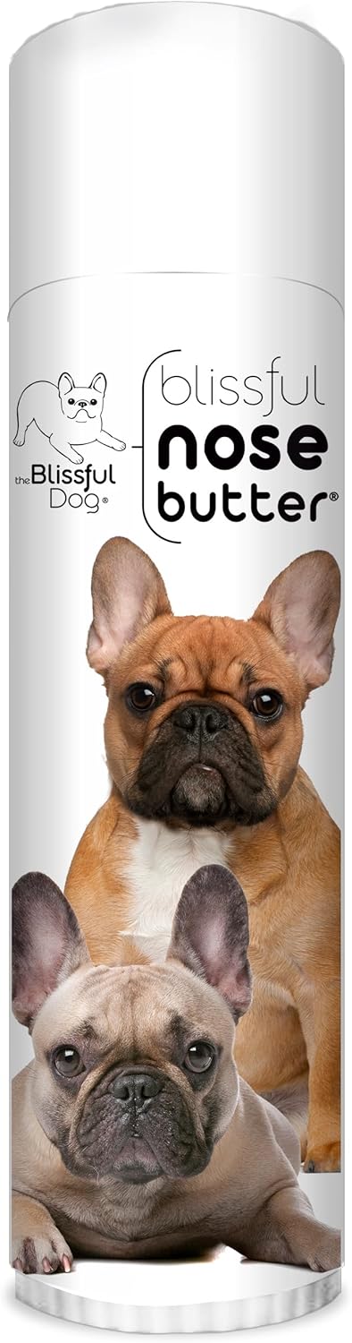 The Blissful Dog Black Masked Fawn French Bulldog Unscented Nose Butter, 0.50-Ounce