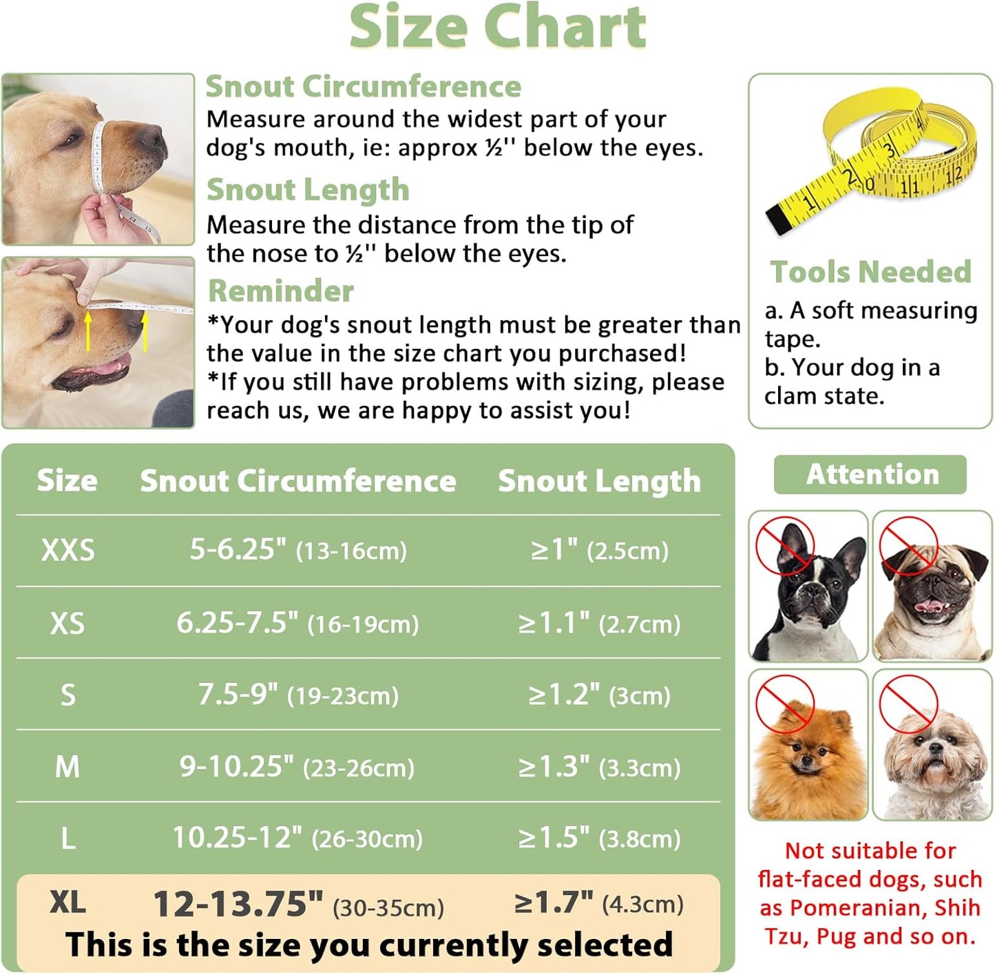 Mayerzon Dog Muzzle with Hook and Loop for Large Medium Small Dogs, Patented Soft Mesh Beagle Labrador Puppy Muzzles for Biting Chewing Grooming, Breathable, Adjustable, Allows Panting Drinking