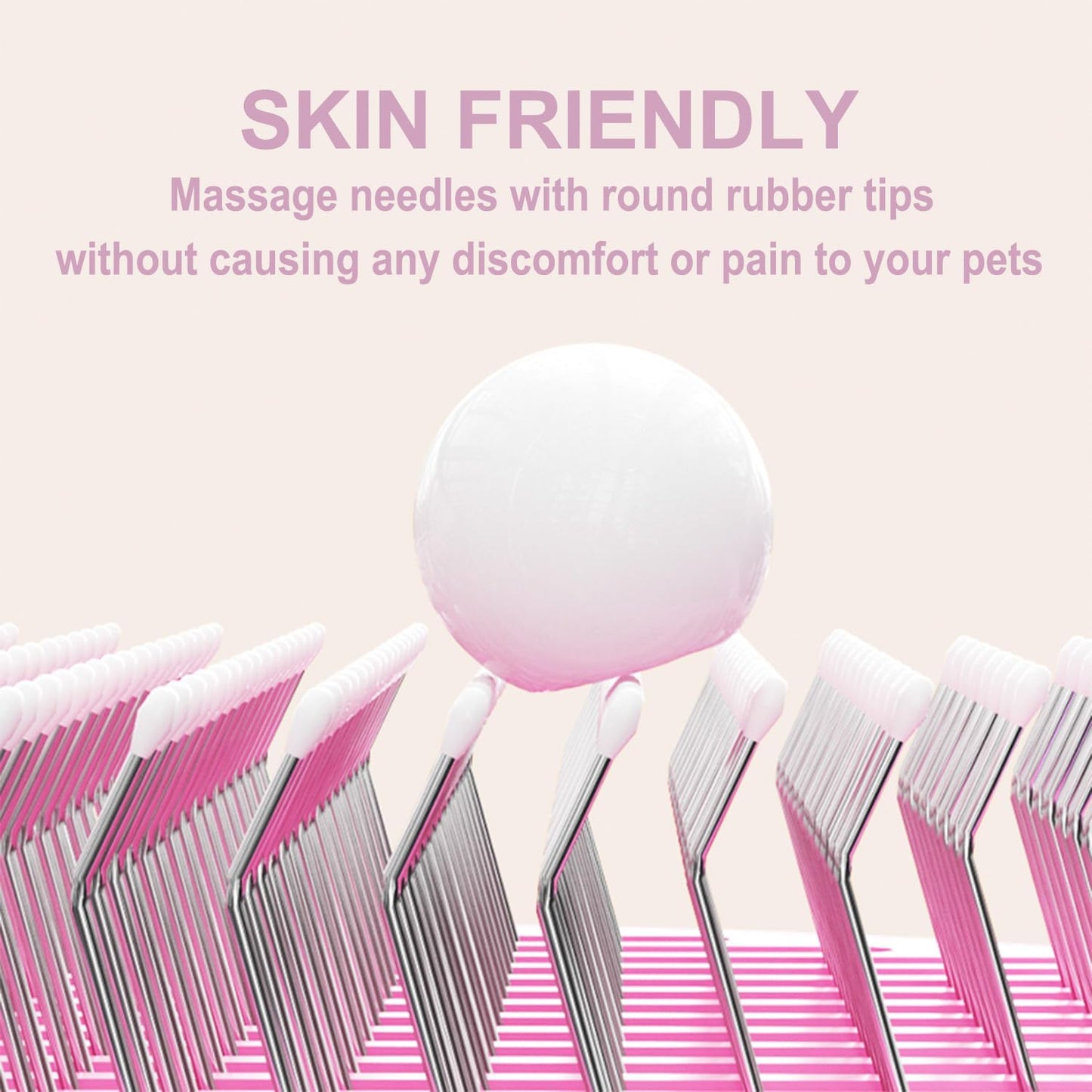 Cat Brush Dog brushes with Release Button for Shedding Grooming, fit for Long or Medium Haired Cats, Lightweight Skin Friendly Pet Brush Hair Removal Comb Brushes for Kitten