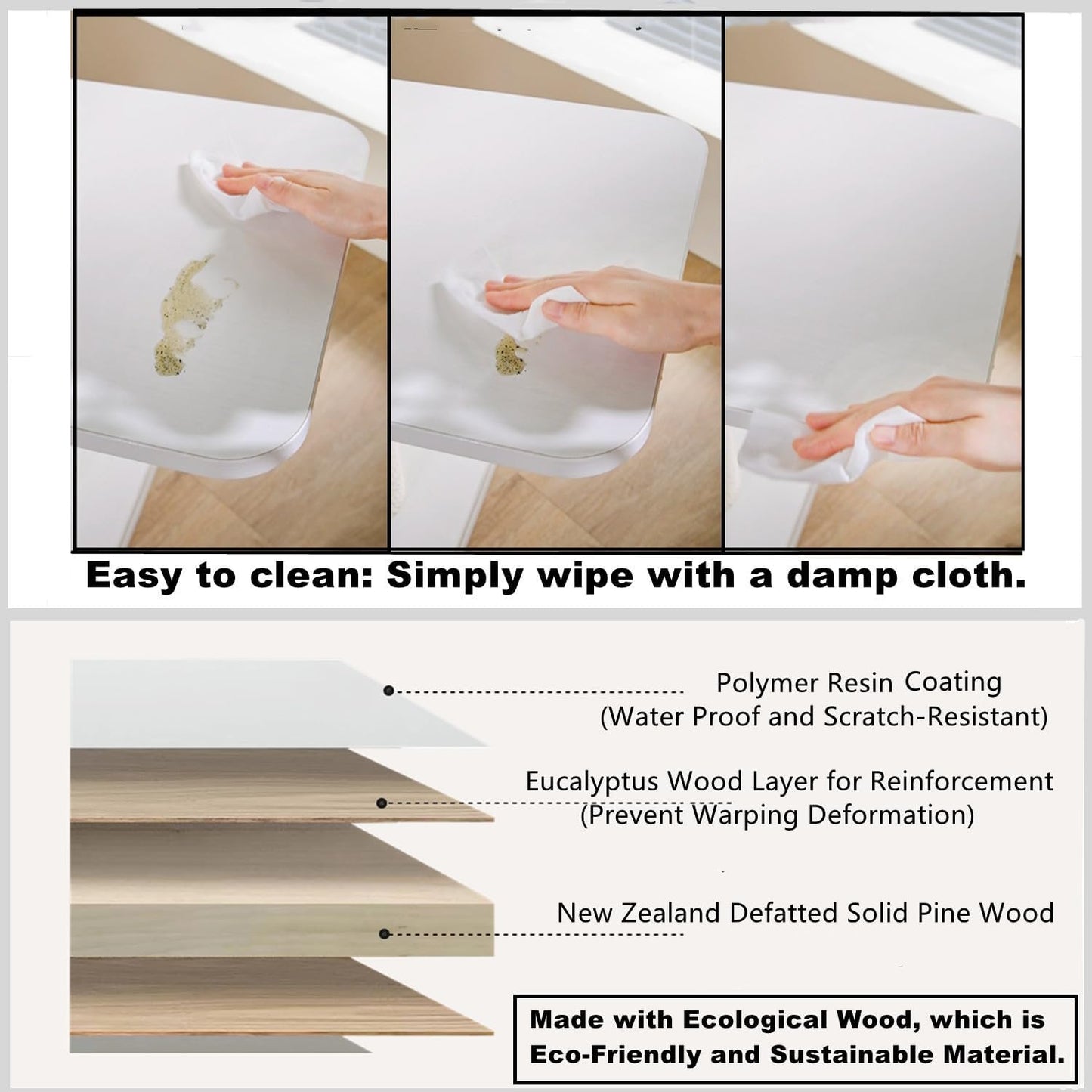 SHENGOCASE Modern Stylish 52.4 inches Tall Wooden Cat Tree Tower, Aesthetic Cat Condo Ladder with 5-Level Big Perch Platform Bed for Window Viewing Watching Large Scratching Post