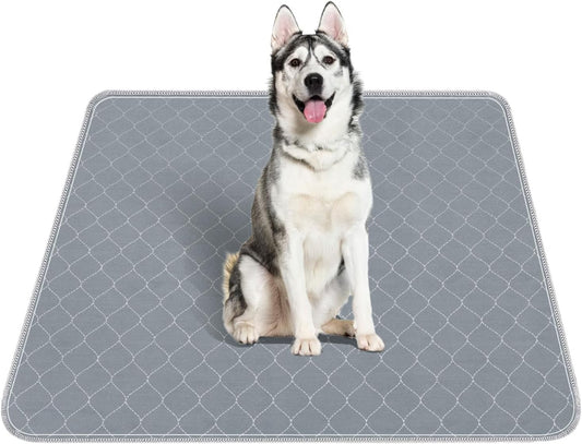 Conkote 2 Pack Washable Dog Pads 30" x 32", Reusable Pee Pads Waterproof Pet Puppy Playpen Pads Dog Mats with Non-Slip Bottom for Pet Training, Incontinence, Whelping, Playpen, Potty