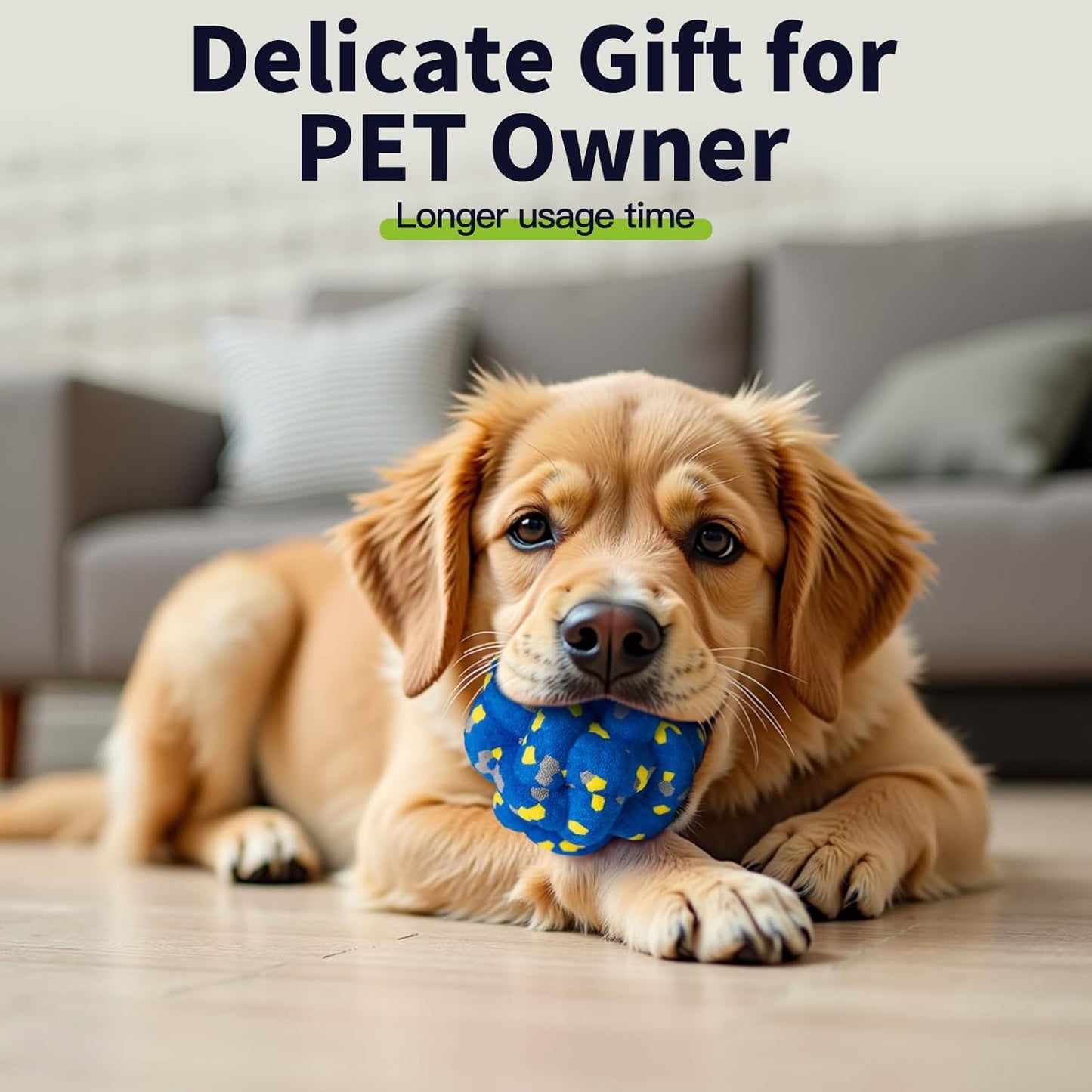 Upgrade Dog Balls Interactive Toys for Aggressive Chewers, Indestructible Tennis Durable Bouncy for Fetch Game, Lightweight Floating, 4pcs