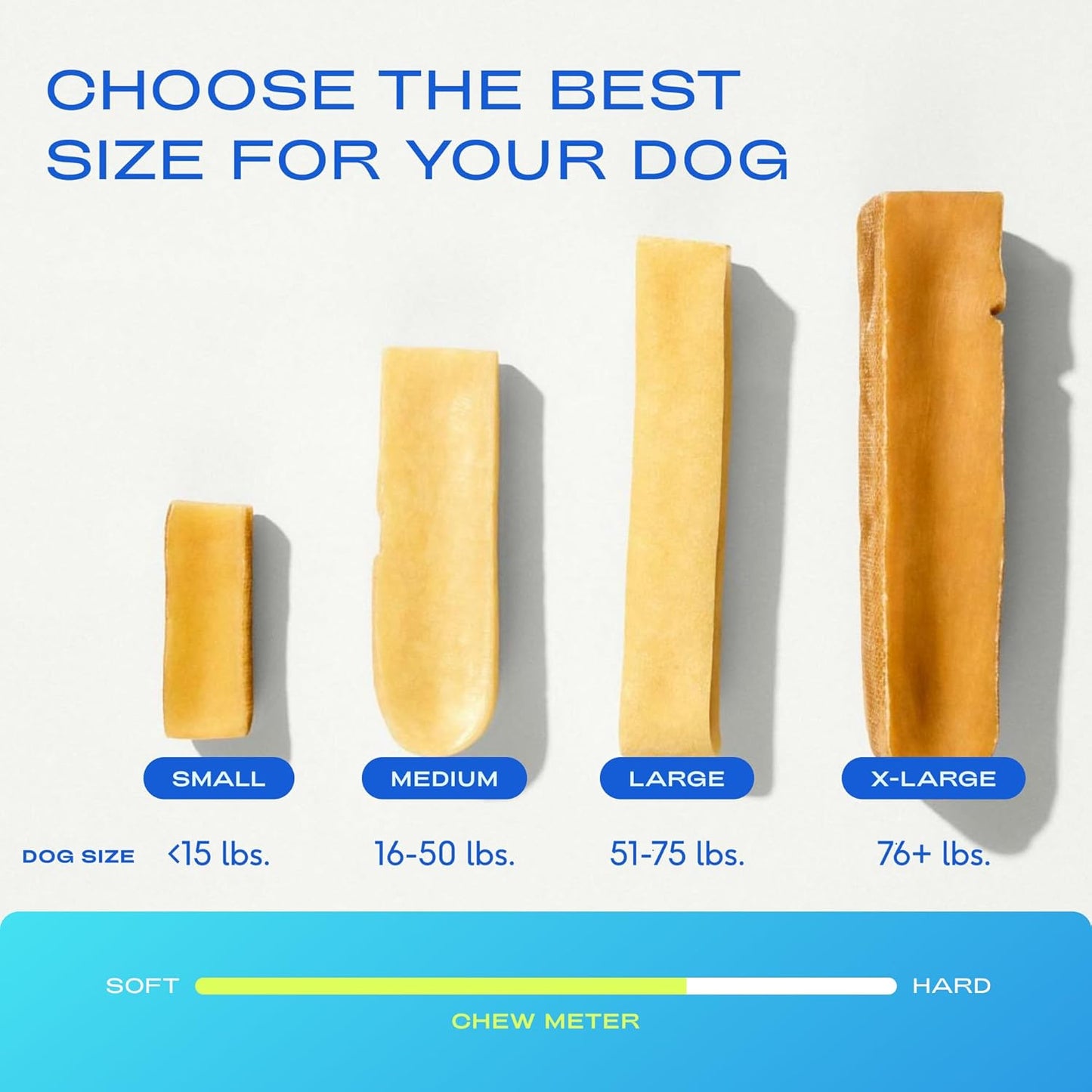 Native Pet Yak Cheese Himalayan Dog Chews - Long Lasting Dental Sticks for Large Breeds – 100% All Natural Himalayan Yak Chews for Large Dogs – Cheese Bone for Aggressive Chewers - 10 Per Pack