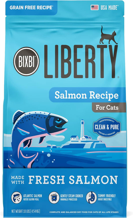 BIXBI Liberty Dry Food Salmon Recipe for Cats, 3lb