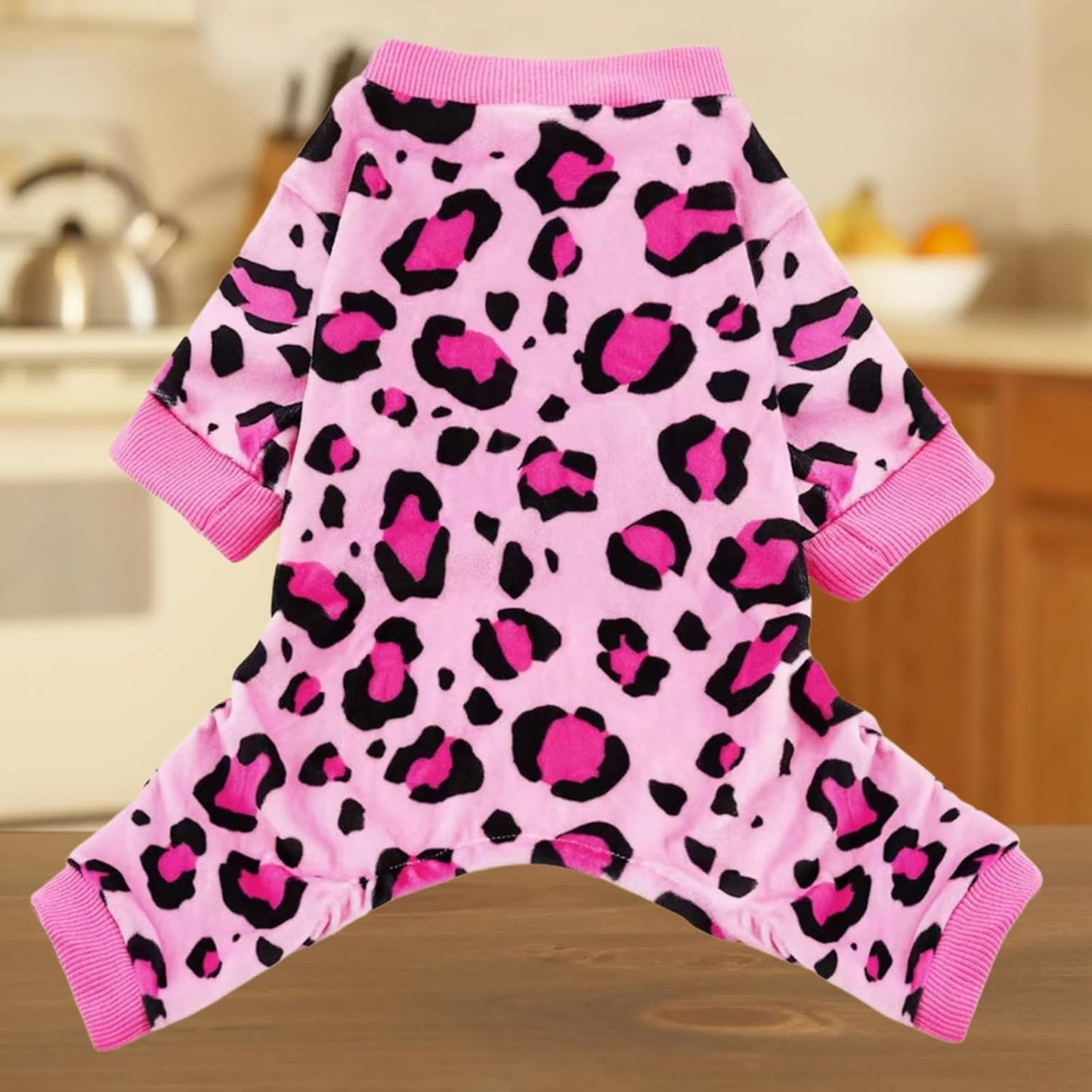 Vet-Approved Dog Pajamas Onesie for Small Medium Dog Pjs - Lightweight Soft Stretchy Puppy Clothes - Certified Hypoallergenic Comfort Anxiety-Reducing (Pink,Medium)