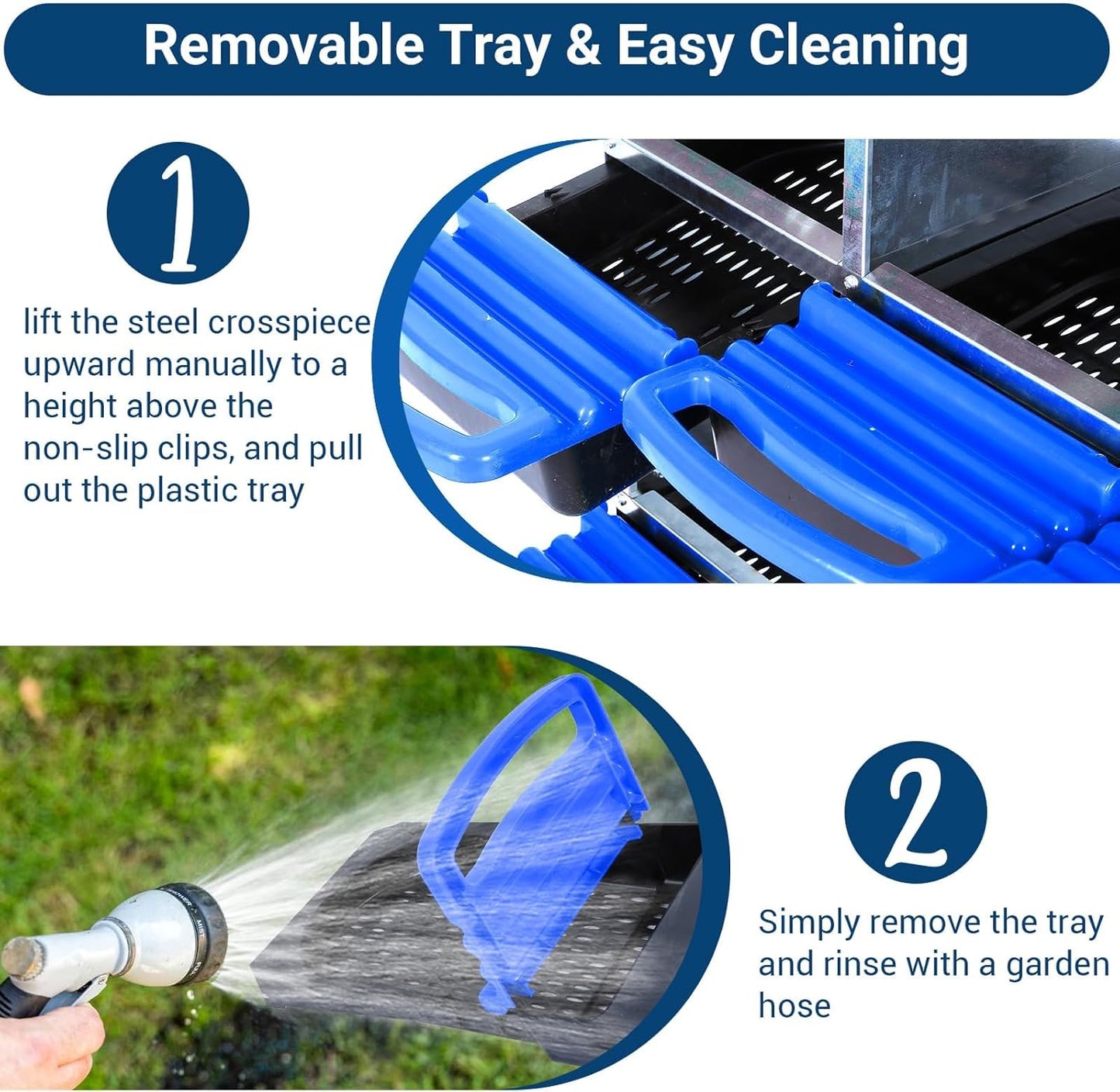 Chicken Nesting Box, 10 Hole 2 Layer Hen Nest Boxes, Roll Away Eggs Laying Boxes,Cleanable Pull Out Hen Roosting Boxes