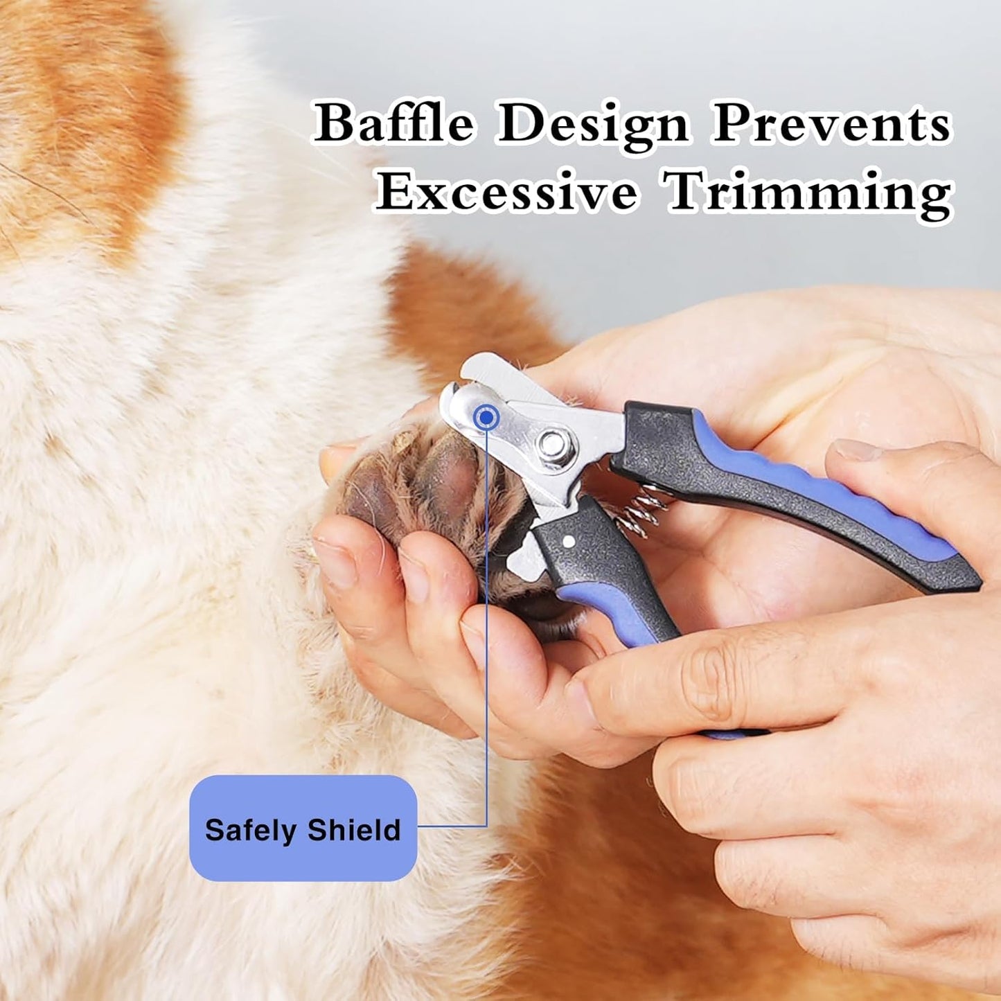 Dog Nail Grinder Quiet: Silent Grind Pro Dog Nail Trimmers - Cat Nail Clippers for Indoor Cats - Dog Nail Trimmers for Large Medium Small Dogs and Cats