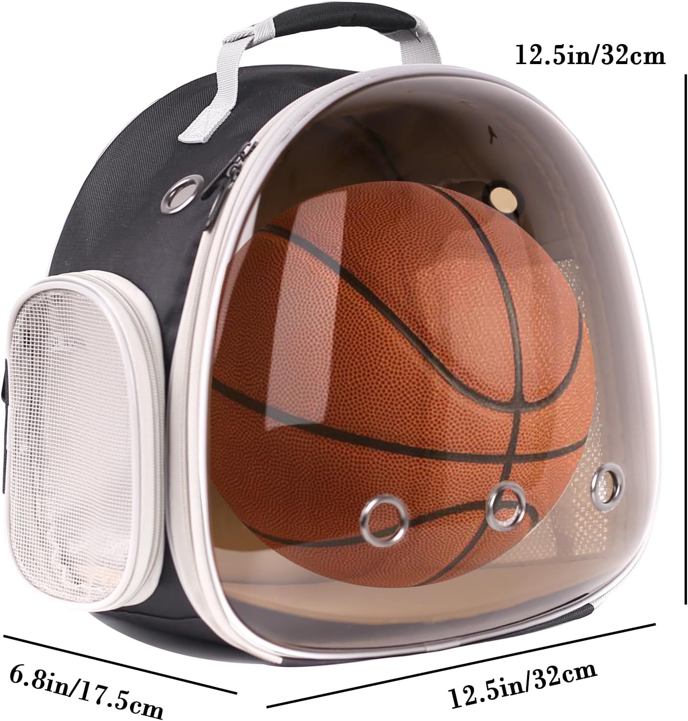 Bearded Dragon Backpack Carrier with Clear Bubble Window for Small Animal,with Soft Warm Mat Set,Guinea Pig Carrier for 2,Reptile Travel Carrier for Lizards Sugar Glider Hedgehog Rat Parrot Birds