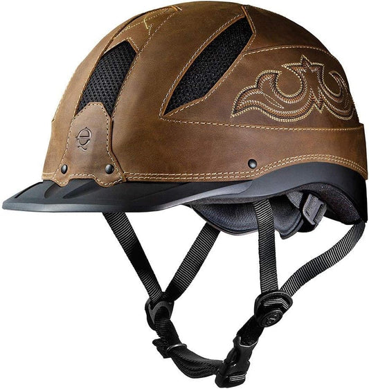 Troxel Cheyenne Rugged Horse Riding Helmet, Low-Profile, Self-Adjustable Design, Safety Horseback Riding Gear