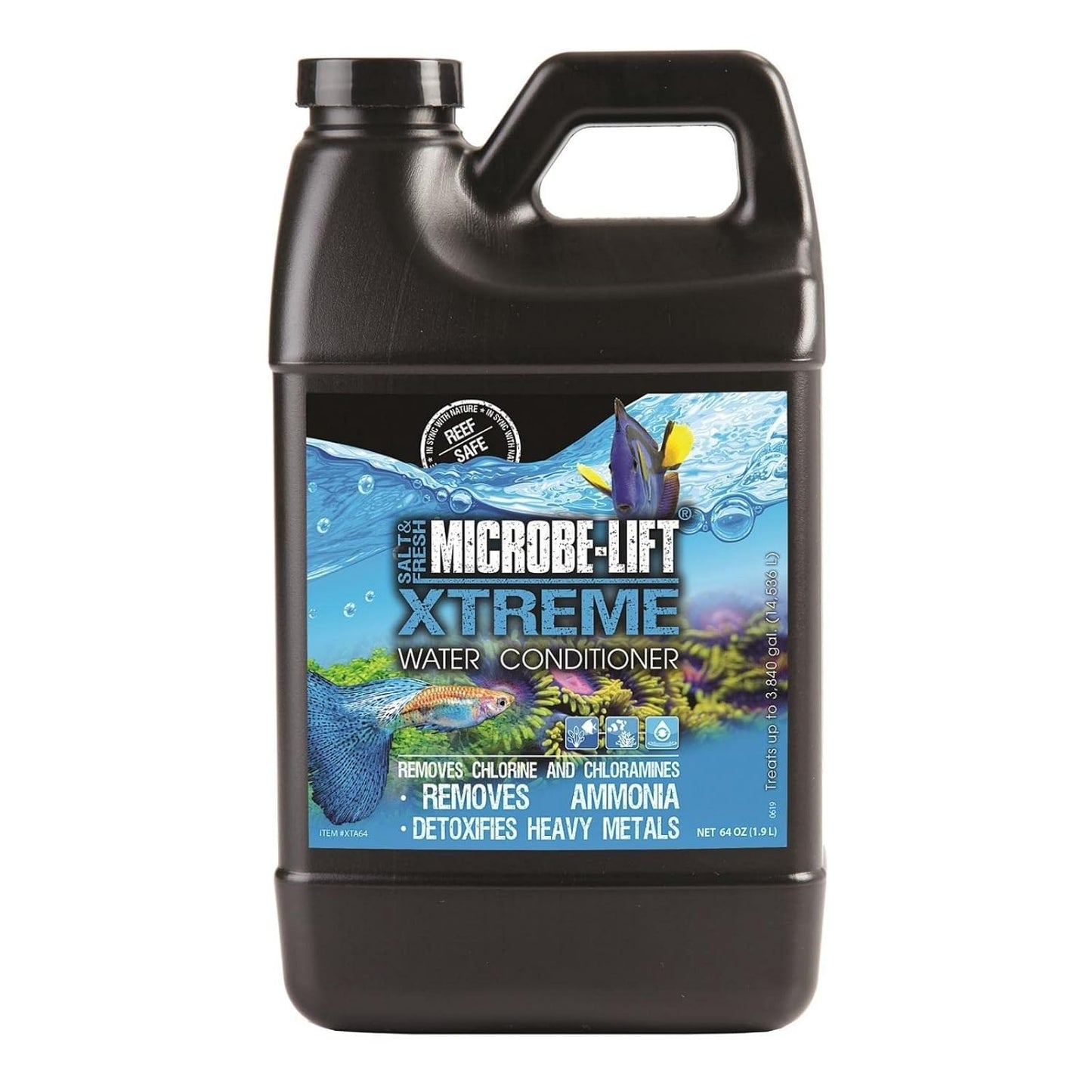 MICROBE-LIFT XTA64 Xtreme Water Conditioner Treatment for Aquariums and Fish Tanks, 64 Ounces