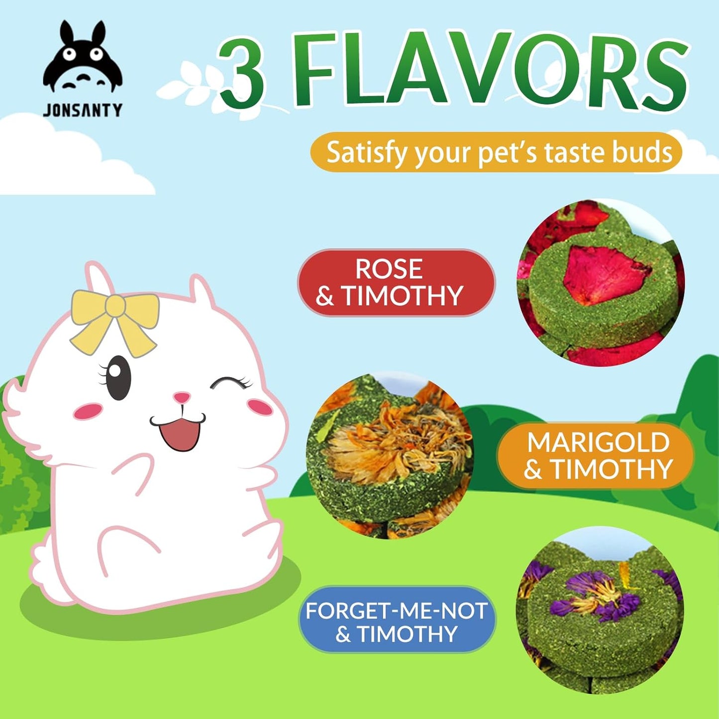 50-60 PCS Natural Rabbit Chew Toys, Treats, Timothy Sticks, Apple Sticks, Sweet Bamboo for Guinea Pig, Hamster, Chinchilla, Rat, Small Animals