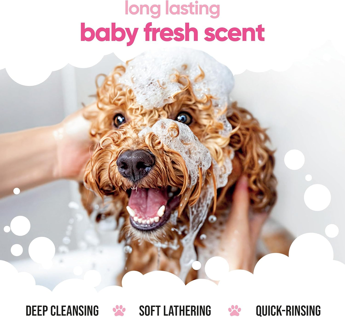 Baby Fresh Dog Shampoo by Buddycare | Deep Cleansing Shampoo for Dogs | Fresh Scented | with Aloe Vera and Pro Vitamin B5 (169.07oz)