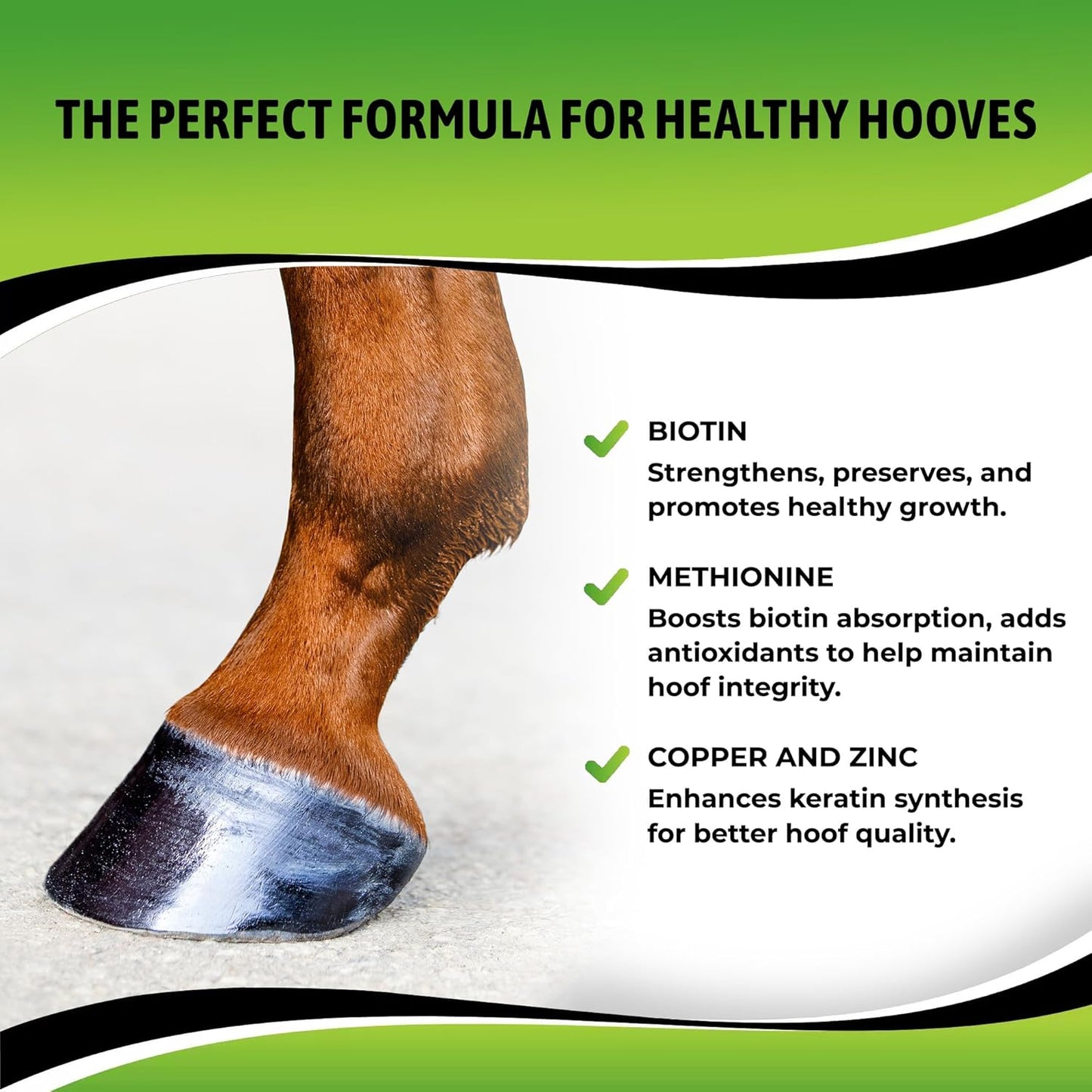 SynoStride All Natural, All-in-one, Joint and Hoof Health Supplement for Horses, Powder with Glucosamine, Chondroitin, Hyaluronic Acid, Biotin, Methionine, Trace Minerals, Made in USA (1080 Grams)