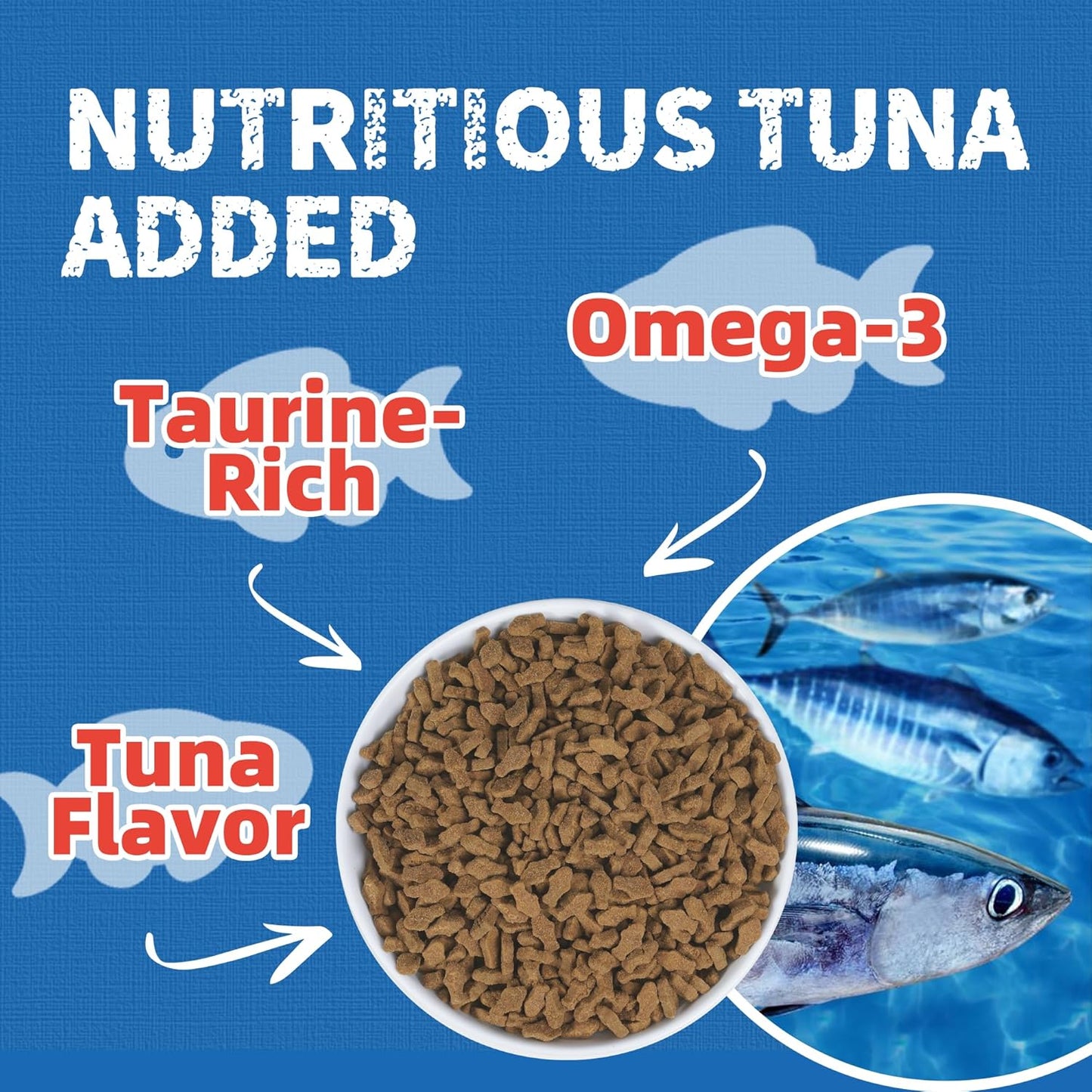 Just Try 16 OZ Tuna Cat Treats for Indoor Cats Training Treats with Real Tuna Omega-3 for Cats Joint Support & Skin Coat Health & Dental Care