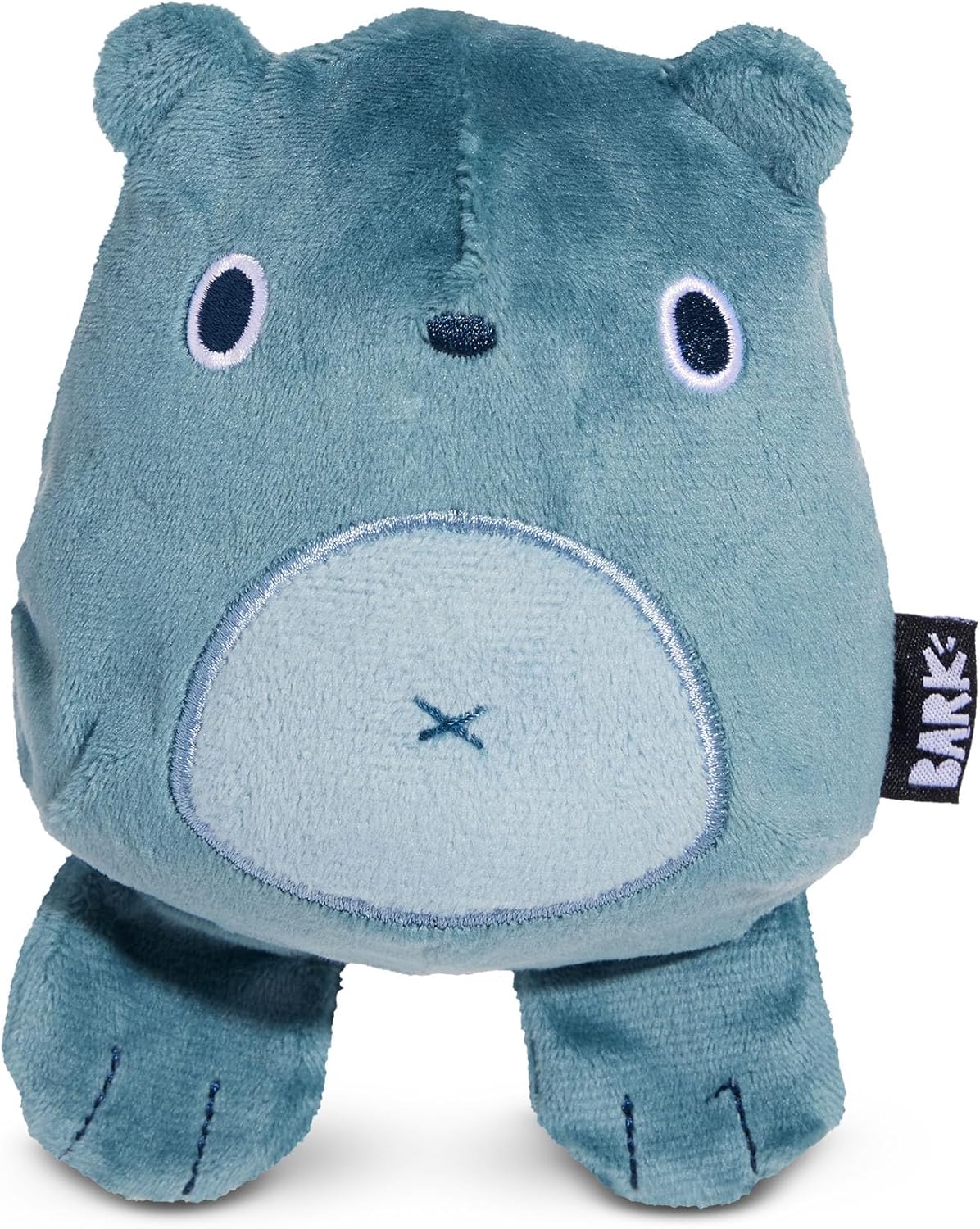 Barkbox Grey Bear Hugger Super Chewer 2-in-1 Plush Exterior Hard Core Plush Toy, Large Breeds