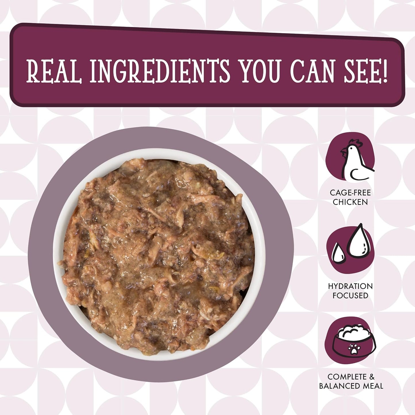 Weruva Cats in The Kitchen, The Double Dip with Chicken & Beef Au Jus Cat Food, 6oz Can (Pack of 24)